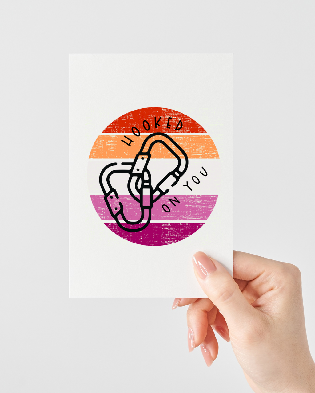 Hooked on You Greeting Card