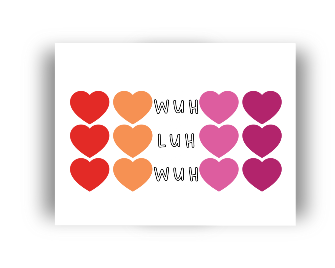 Wuh Luh Wuh Greeting Card