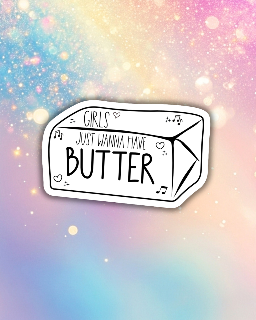 Mini Butter Stickers