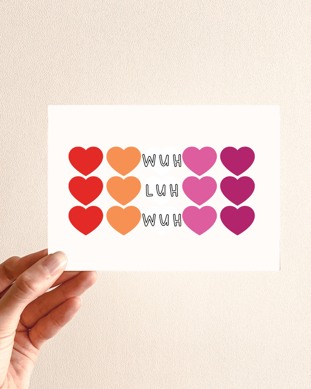 Wuh Luh Wuh Greeting Card