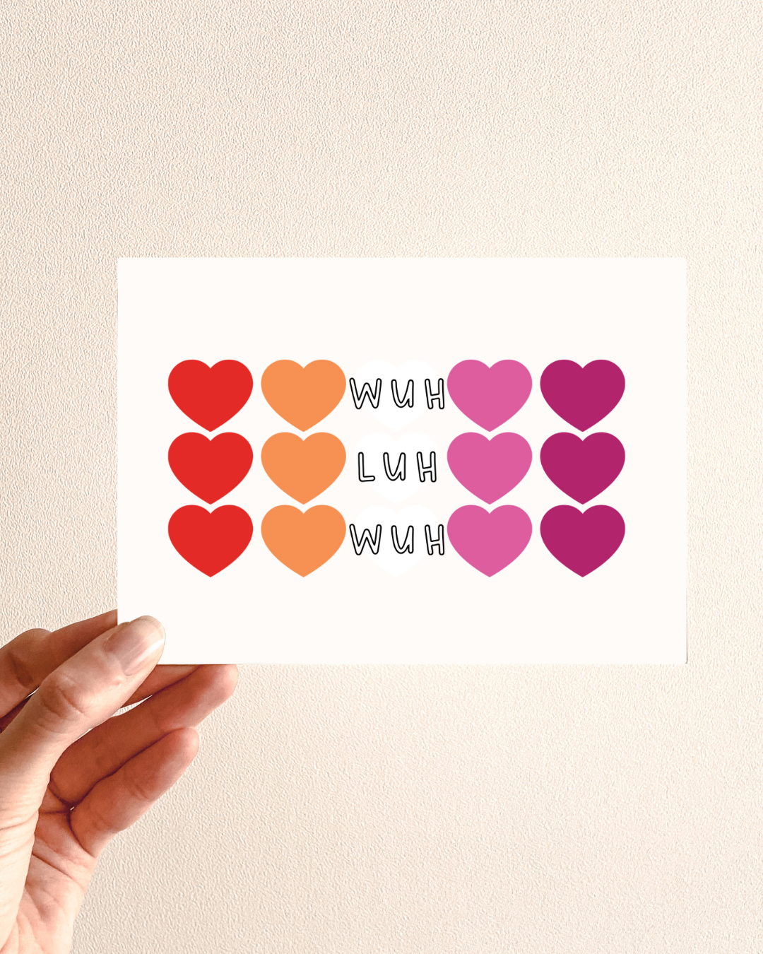 Wuh Luh Wuh Greeting Card